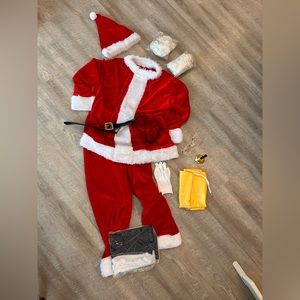 Santa suit costume medium size